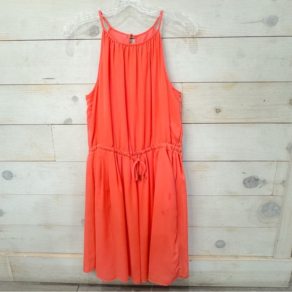 Banana republic cinched waist cutout back blouson dress ❤️ - Picture 2 of 6